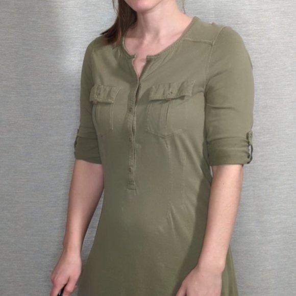 Patagonia A-line Henley cotton dress - Picture 4 of 7